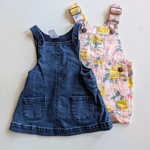 OshKosh B'gosh Denim and Floral Kids Casual Dresses
